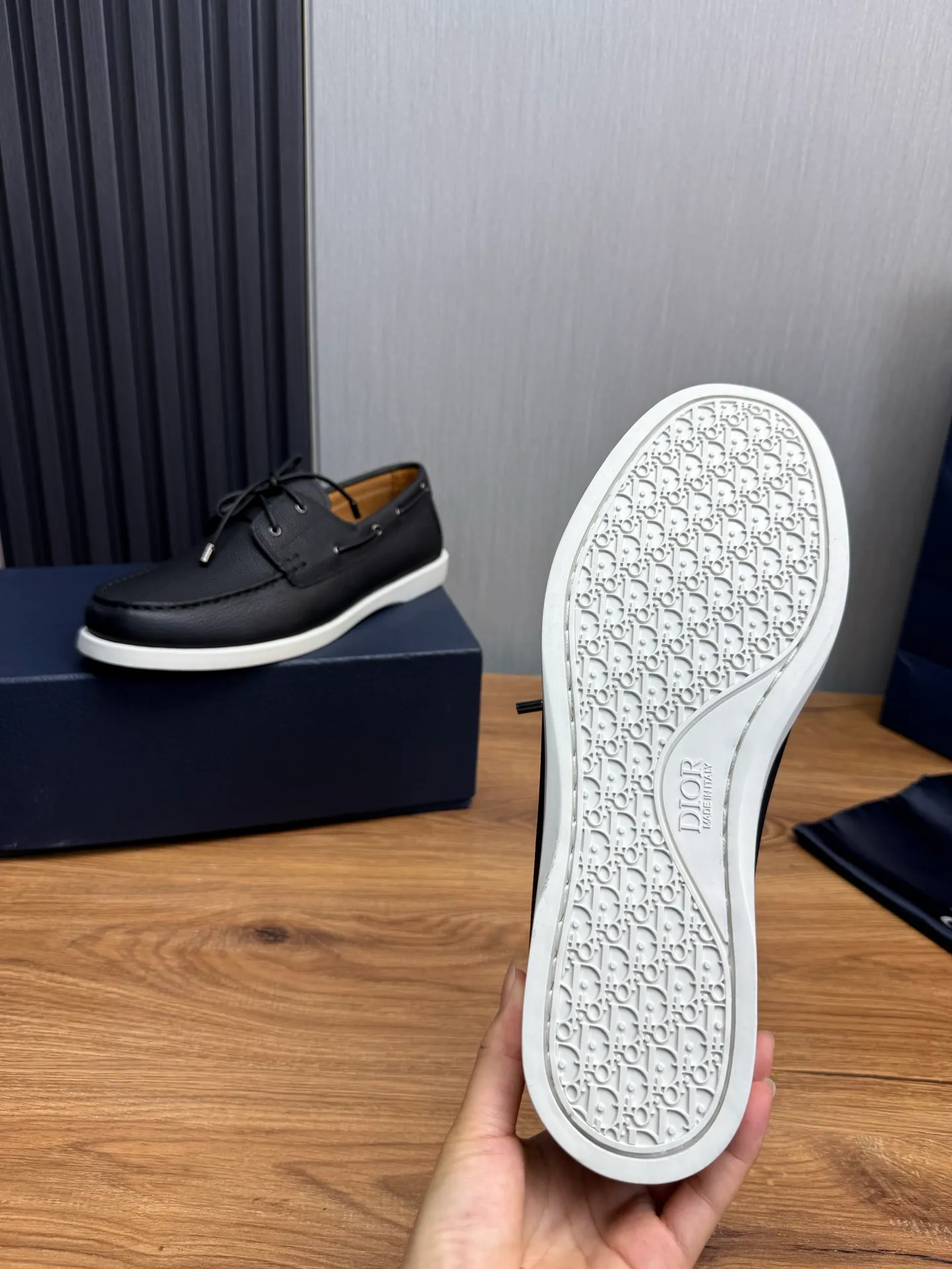 Men's shoes 💰560💰 [Dior] Men's official website na hot sale 🔥Imported cowhide + cowhide lining. Original rubber wear-resistant outsole. High quality shipment ⬆️Code number 38-44, (45 customized)